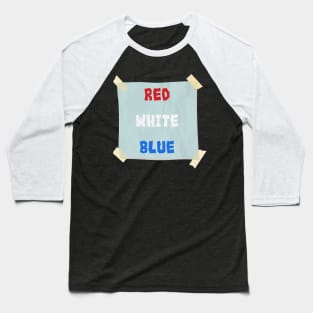 Red White and Blue Baseball T-Shirt